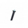 K&M 233BK Pied de table pour microphone réglable 21,7 à 34,7 cm