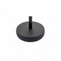 K&M 23325 Pied de table noir pour microphone réglable 217 - 347mm
