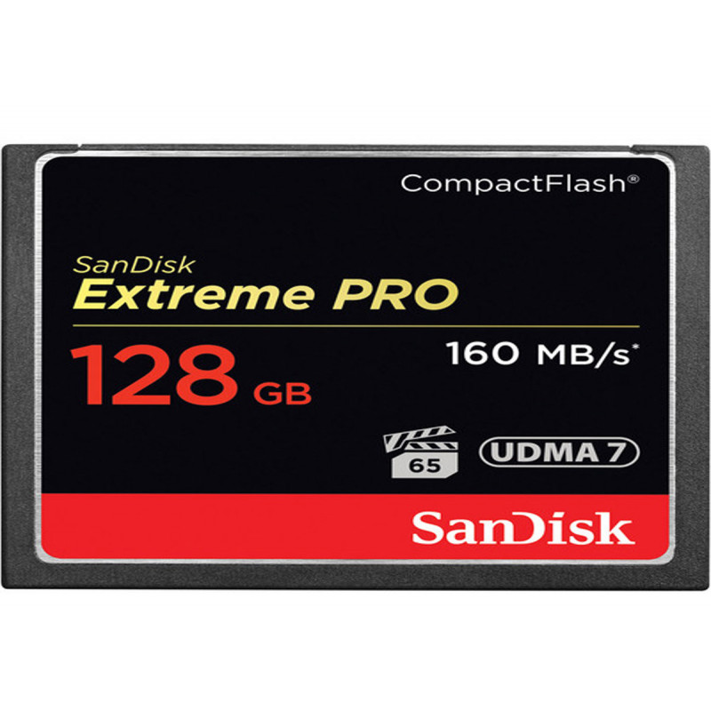 SanDisk Carte CompactFlash Extreme Pro 128Go UDMA7 VPG65 160/150MB/s