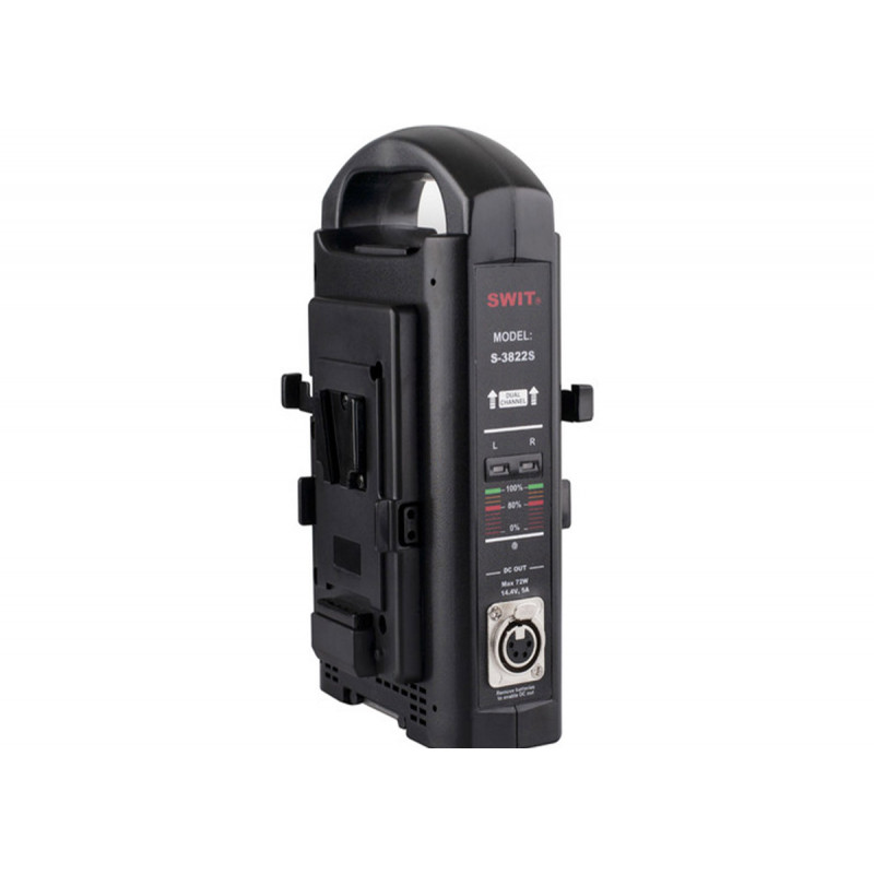 Swit S-3822S 2CHX3A Chargeur simultané rapide adaptateur montage en V