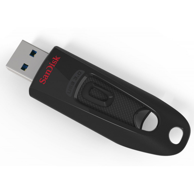 SanDisk Clé USB 3.0 Ultra 128Go 100MB/s Noir