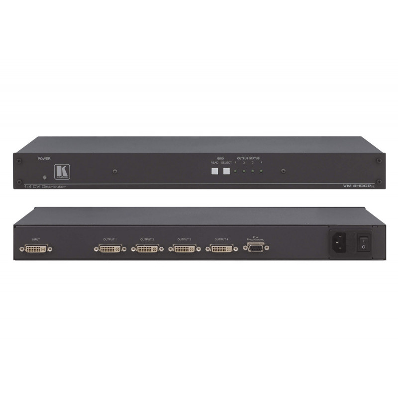 Kramer VM-4HDCPXL Distributeur DVI 1:4 Reclocking (SINGLE LINK) HDCP