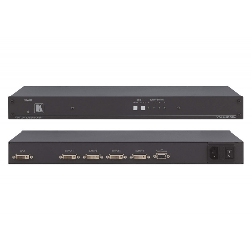 Kramer VM-4HDCPXL Distributeur DVI 1:4 Reclocking (SINGLE LINK) HDCP
