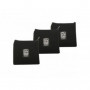 Porta Brace PB-B63 Padded Accessory Pouch, Set of 3, Black