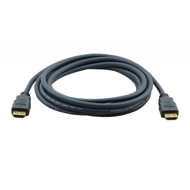 Kramer C-MHM/MHM-1 Cable flexible HDMI/HDMI avec Ethernet, 4K x 2K