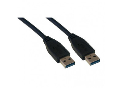 MCL Câble USB 3.0 type A mâle / mâle - 2m Noir