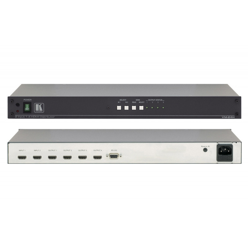 Kramer VM-24H Selecteur/distributeur HDMI 2:1:4