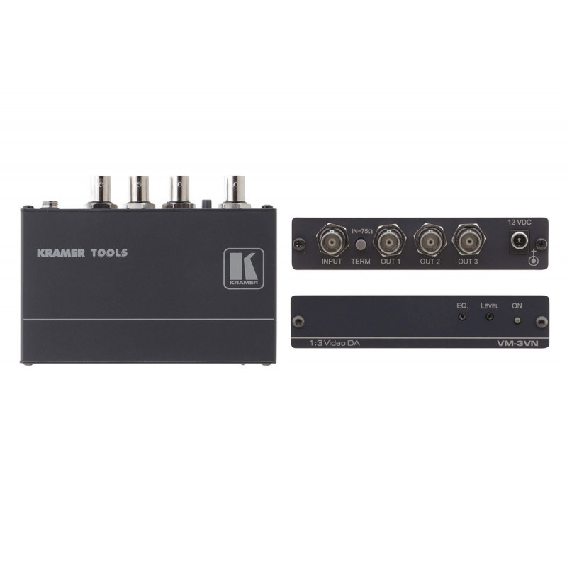 Kramer VM-3VN Distributeur Amplificateur Vidéo Composite 1:3
