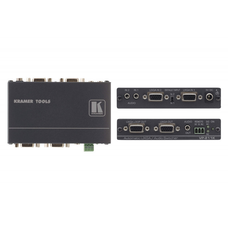 Kramer VP-211K Selecteur automatique VGA-XGA & audio 2:1