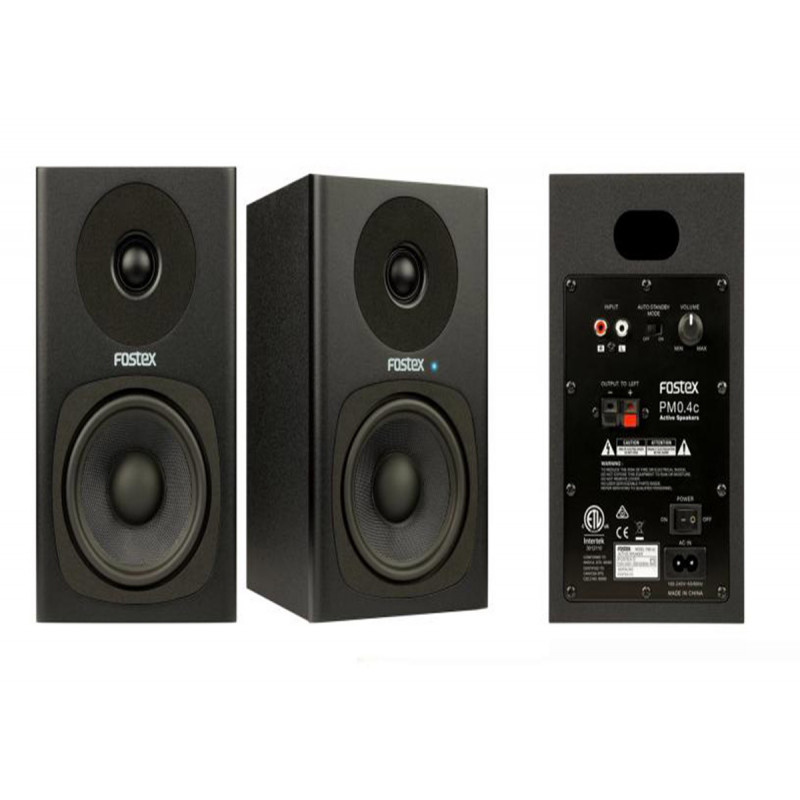 Fostex PM0.4c Ensemble de Moniteurs Personnels 2x 30W Noir