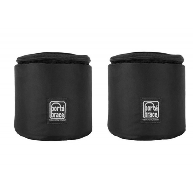 Porta Brace LC-C5SET Lens Cap, Cinema Lens, Set of 2, Black