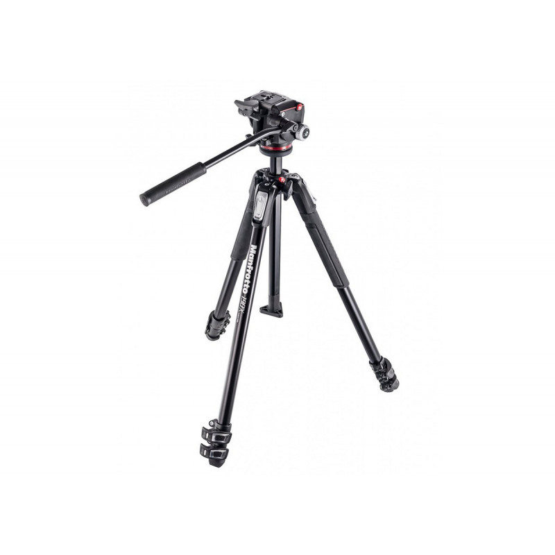 Manfrotto MK190X3-2W 190X, Kit Trépied alu - XPRO Rotule Fluide