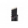 Manfrotto 1004BAC-3 Lot de 3 grands pieds Lumière à air comprime noir