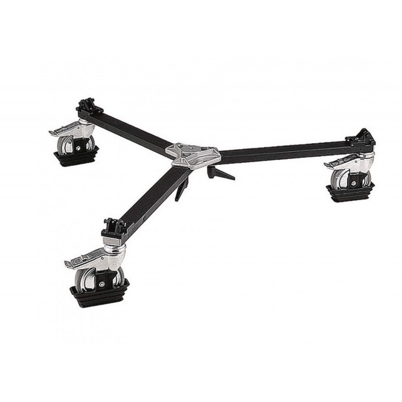 Manfrotto 114MV Dolly video avec pieds metalliques freins individuels