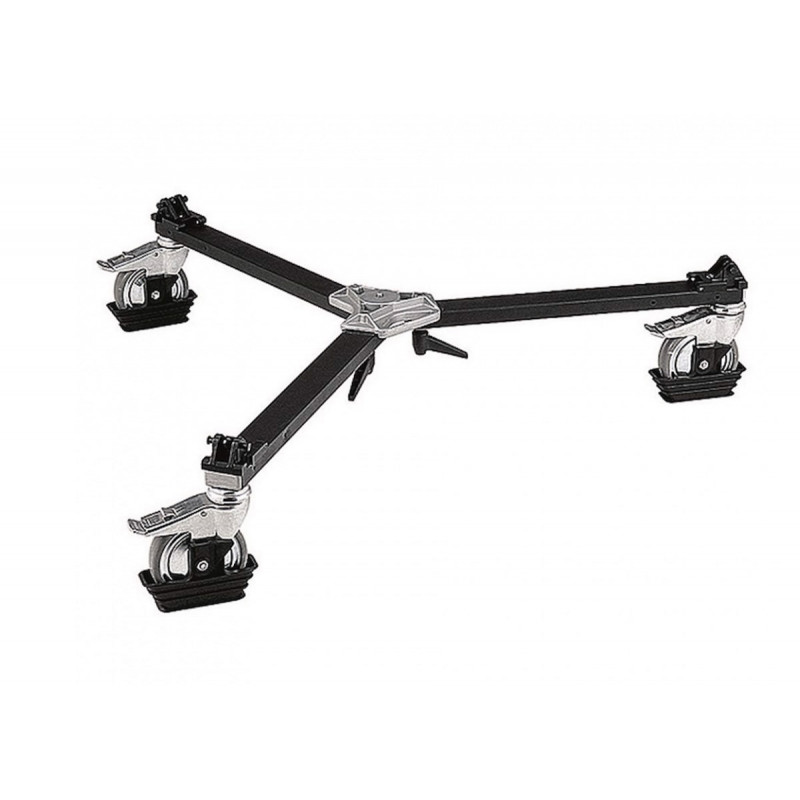 Manfrotto 114MV Dolly video avec pieds métalliques freins individuels