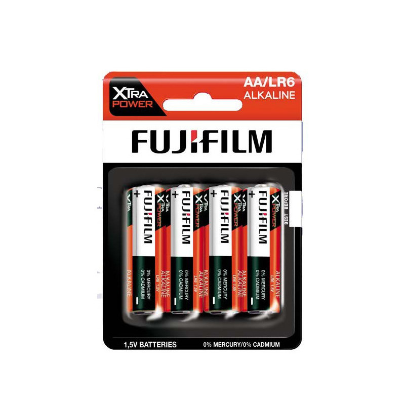 LOT DE 4 PILES LR06 NON RECHARGEABLE  FUJI