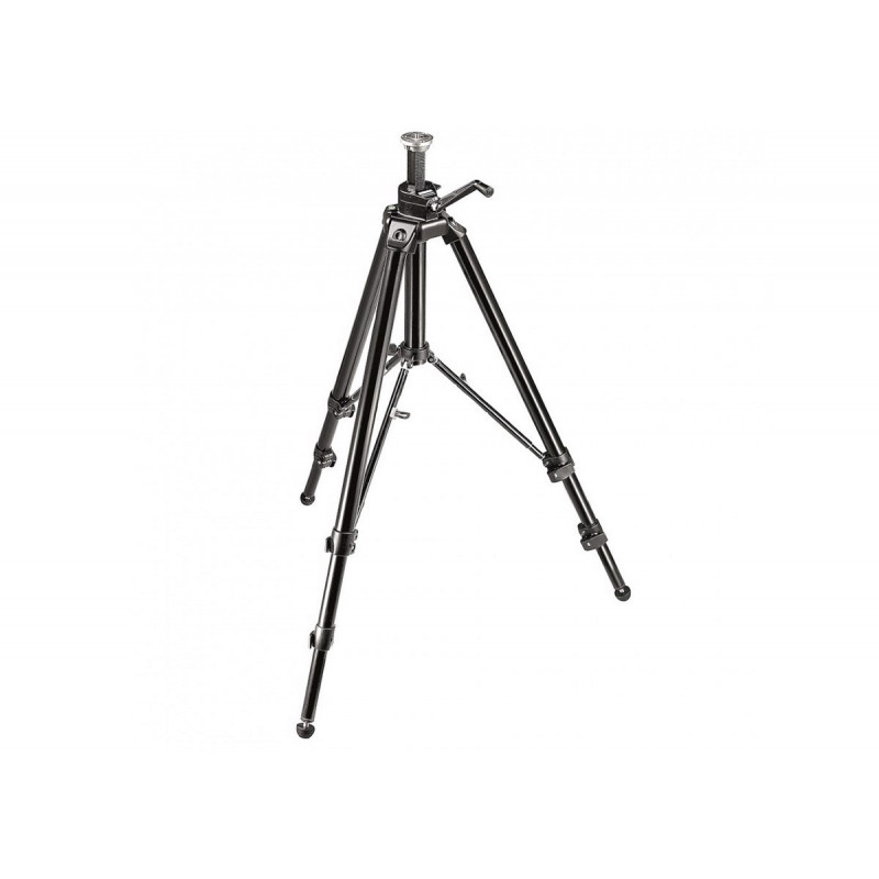 Manfrotto 475B Trépied pro avec colonne à crémaillère, aluminium,