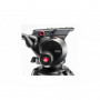 Manfrotto 504HD.546GBK Kit Trepied a double-jambes rotule video midi