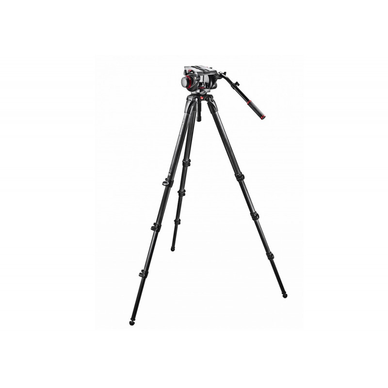 Manfrotto 509HD.536K Kit 100Pro : Trépied - Plateau rapide