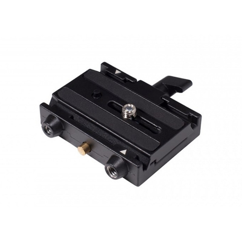 Manfrotto 577 Adaptateur avec plateau rapide fluide et cran de sécurité