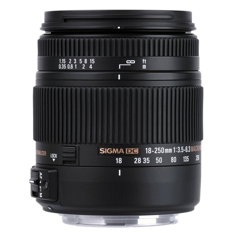 Sigma 18-250mm F3,5-6,3  DC MACRO OS HSM (D.62 ) - Nikon