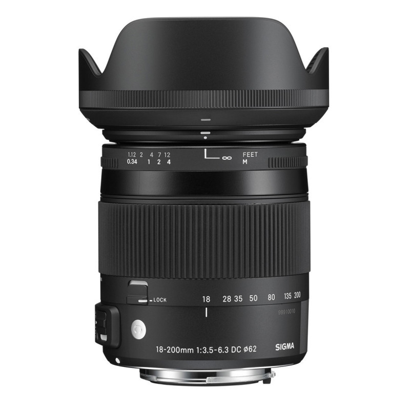 Sigma 18-200mm F3,5-6,3 DC MACRO OS HSM (D.62 ) Contemporary - Nikon