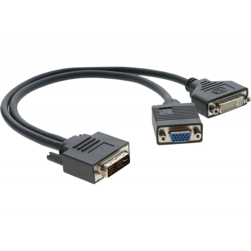 Kramer ADC-DM/DF/GF Cable DVI-I male vers DVI-D et VGA femelle