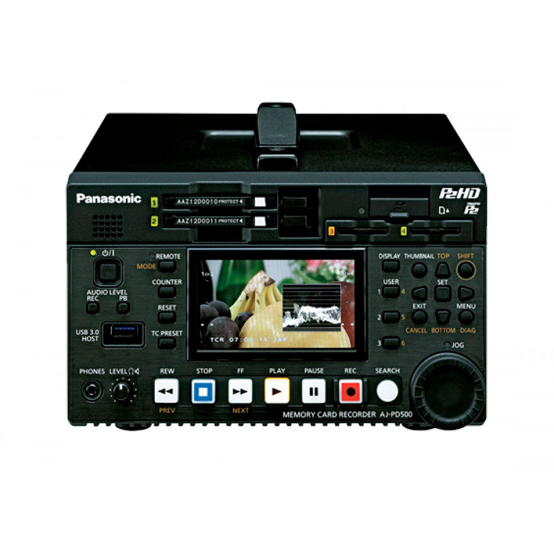Panasonic AJ-PD500G - Lecteur enregistreur de terrain avec codec avc 