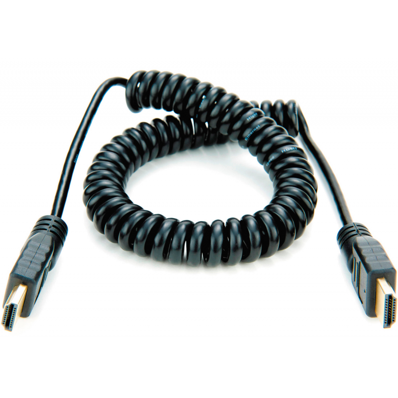 Atomos Cable torsade Micro HDMI vers Full HDMI 30cm