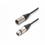 Cable audio professionnel XLRM-XLRF 1m VIDEO PLUS