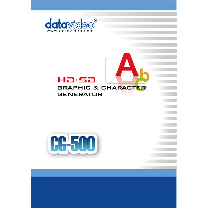 Datavideo CG-500 Logiciel de generateur de caracteres - Cle dongle