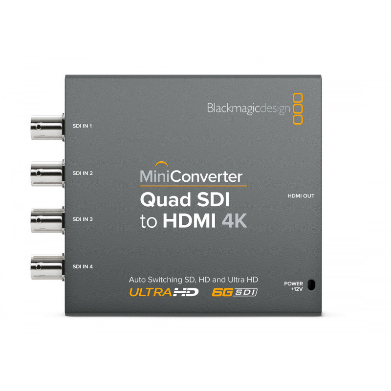 FV Blackmagic Mini Converter - Quad SDI vers HDMI 4K 2