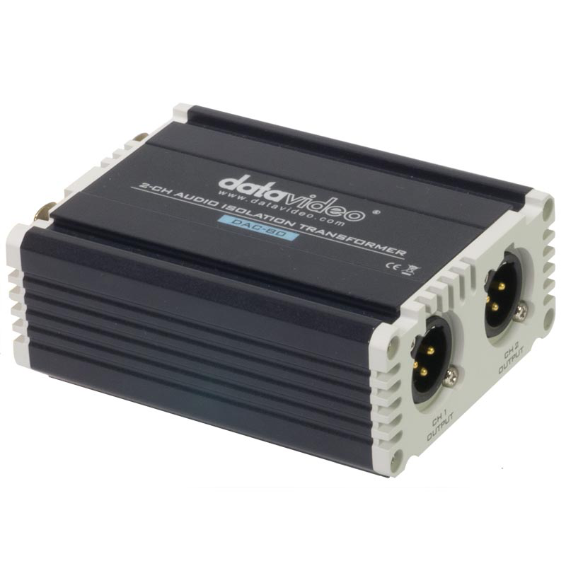 Datavideo DAC-80 Transformateur audio 2 canaux  1: 1
