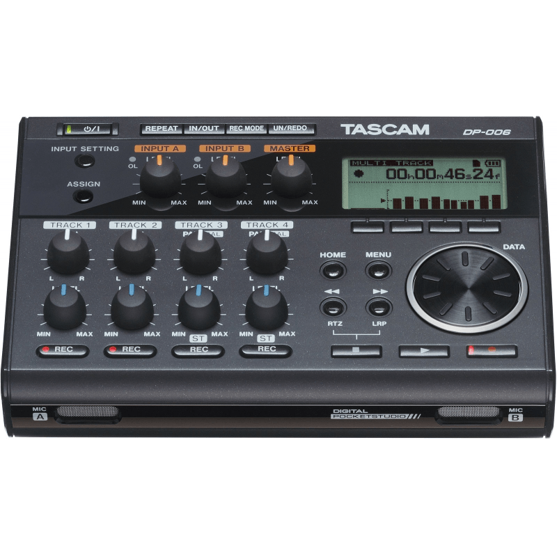 Tascam DP-006 Portastudio 6 Pistes sur Carte SD