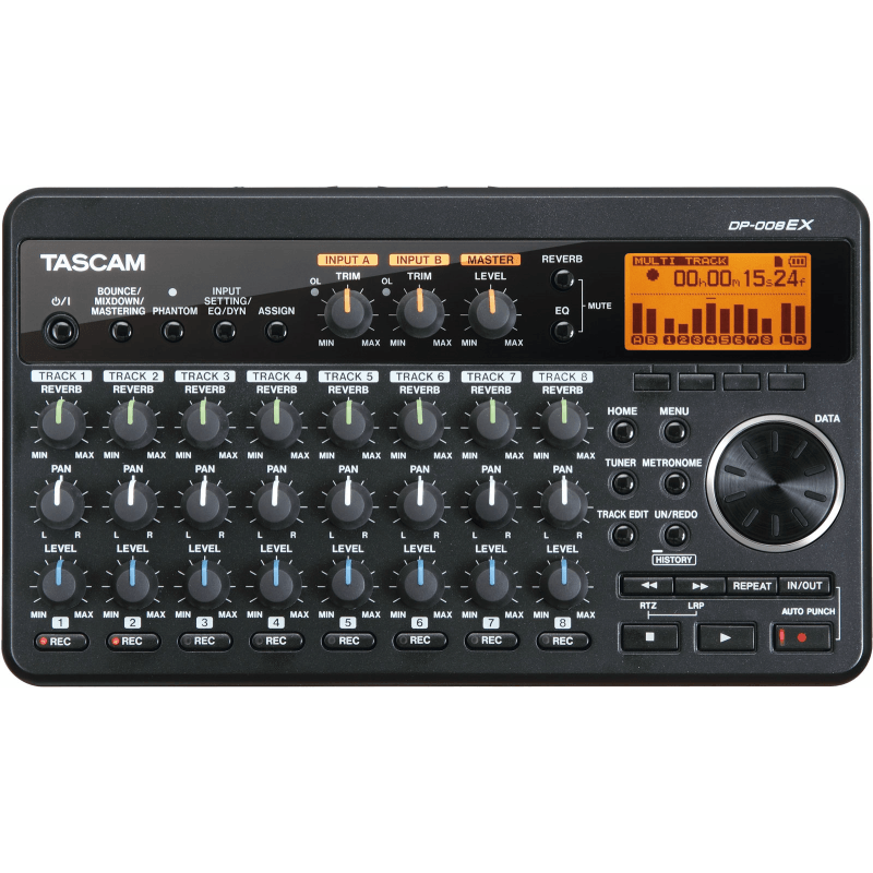 Tascam DP-008EX Portastudio 8 Pistes sur Carte SD