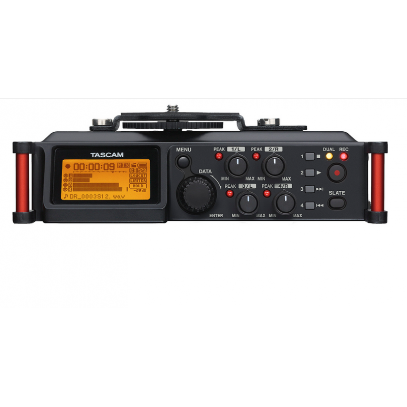 Tascam DR-70D Enregistreur Portable PCM pour DSLR 4 pistes