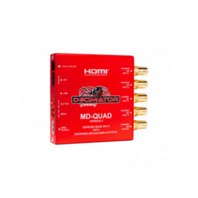 Decimator MD-QUAD V3 Multiviewer Quad Split 3G/HD/SD-SDI -Sortie HDMI