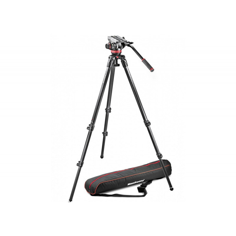 Manfrotto Trépied video MVT502AM + rotule video MVH502A