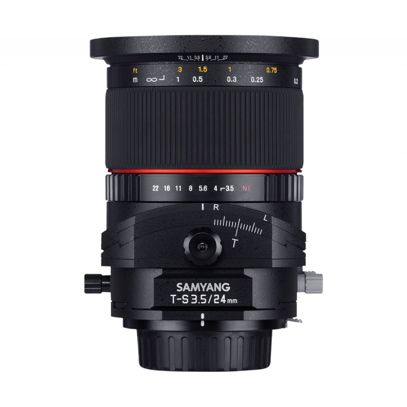 Samyang Objectif 24mm T-S F3.5 Canon EF
