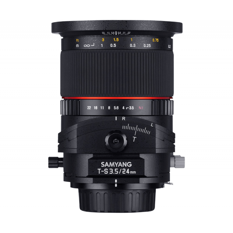 Samyang Objectif 24mm T-S F3.5 Canon EF