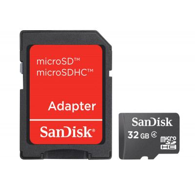 Sandisk Carte memoire M.SDHC Standard, Imaging, 32GB + adapt SD