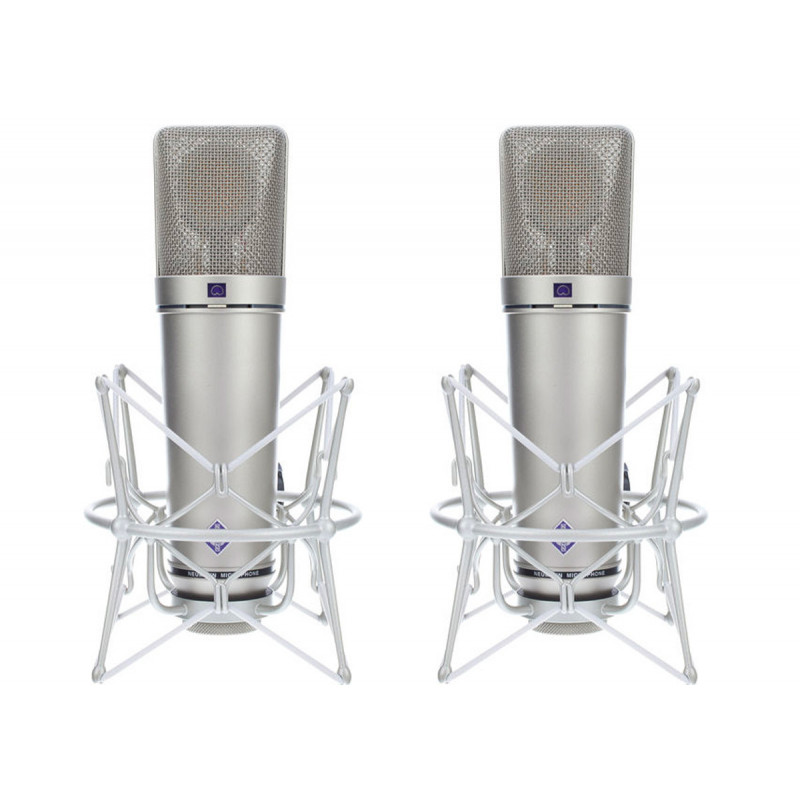 Neumann Avec 2 U 87 Ai et EA 87, nickel