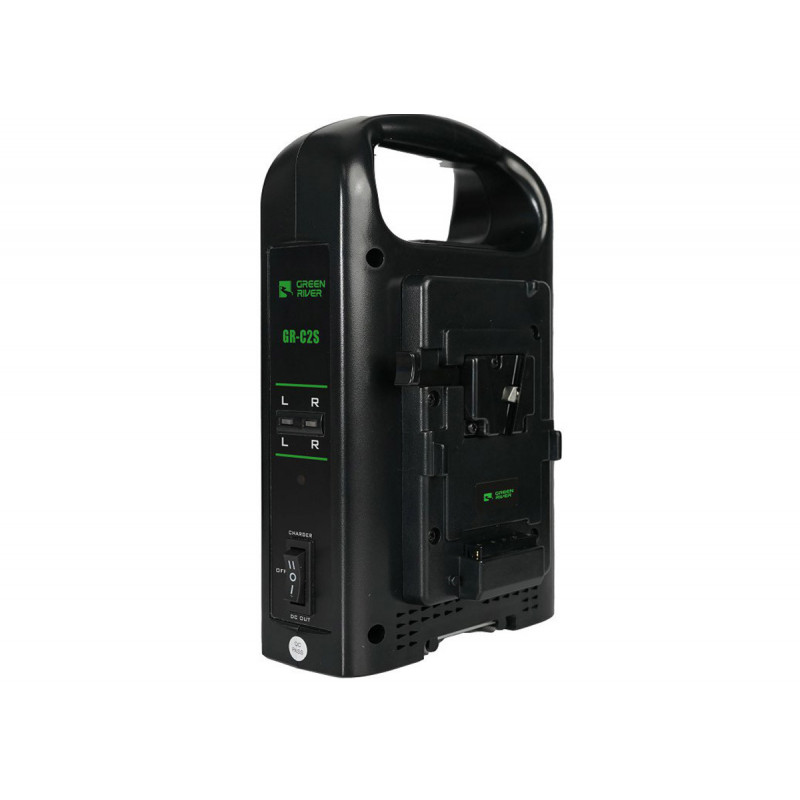 Green River GR-C2S - Chargeur double pour batteries V-lock W/AC