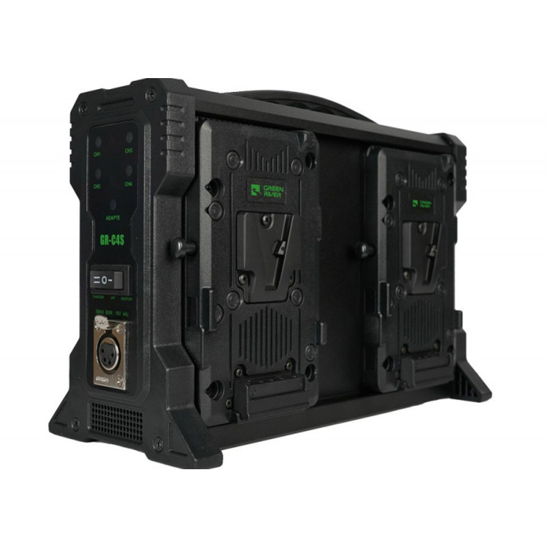 Green River V-lock 4- channel Simultaneous charging W/AC - GR-C4S