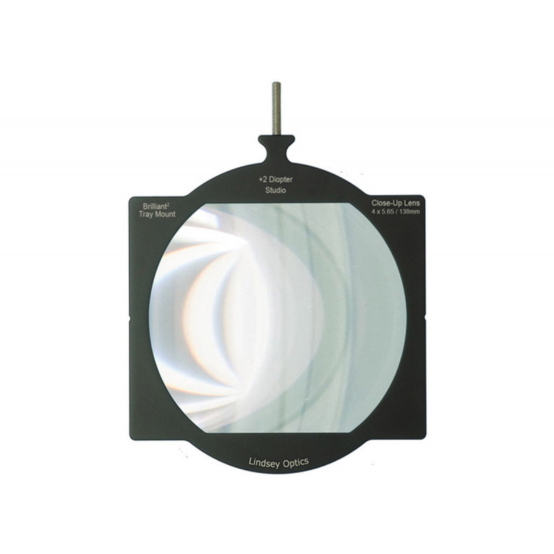 Lindsey 4"x5.65" +2 Diopter Brilliant Tray Mount Close-Up Lens