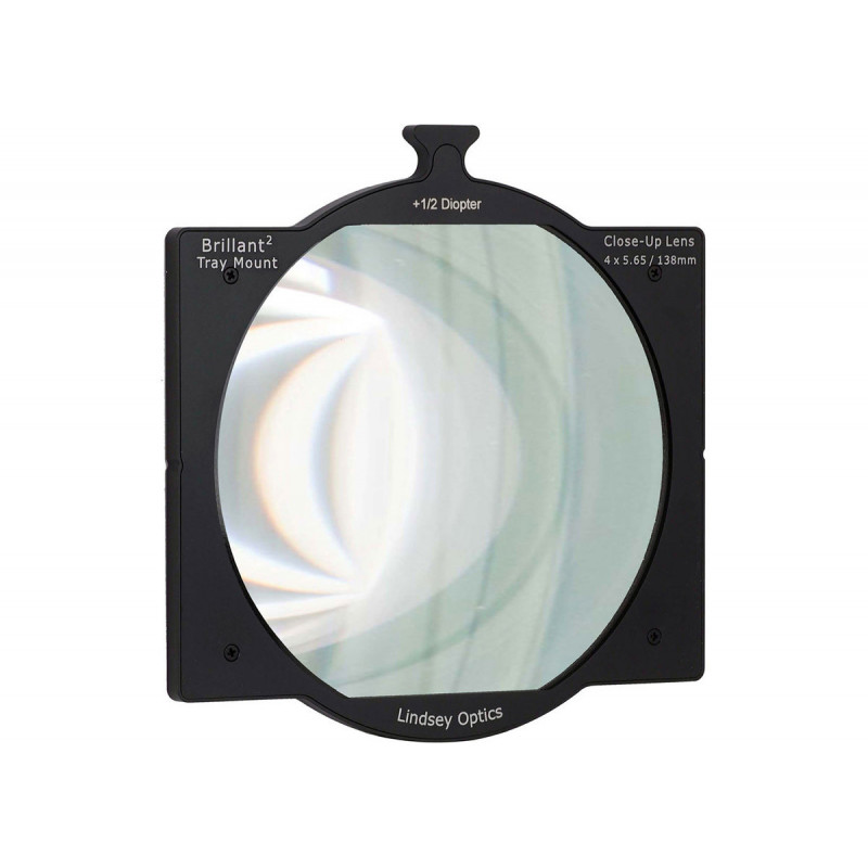 Lindsey 4"x5.65" +1/2 Diopter Brilliant Tray Mount Close-Up Lens