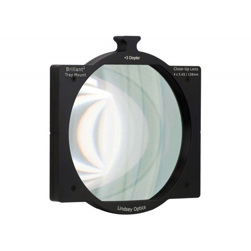 Lindsey 4"x5.65" +3 Diopter Brilliant Tray Mount Close-Up Lens
