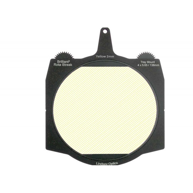 Lindsey Brilliant 4x5.65" Rota-Streak YELLOW 2mm