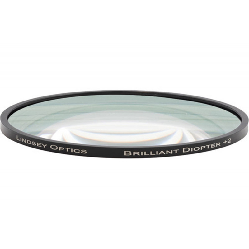 Lindsey 4.5" Round +2 Diopter Brilliant Close-Up Lens