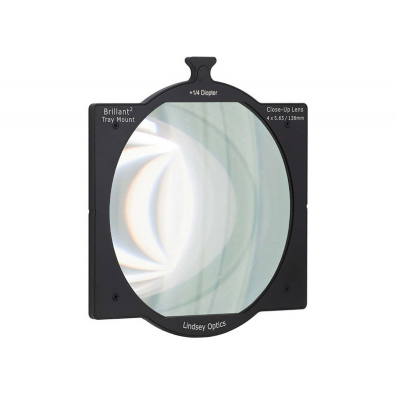 Lindsey 4"x5.65" +1/4 Diopter Brilliant Tray Mount Close-Up Lens
